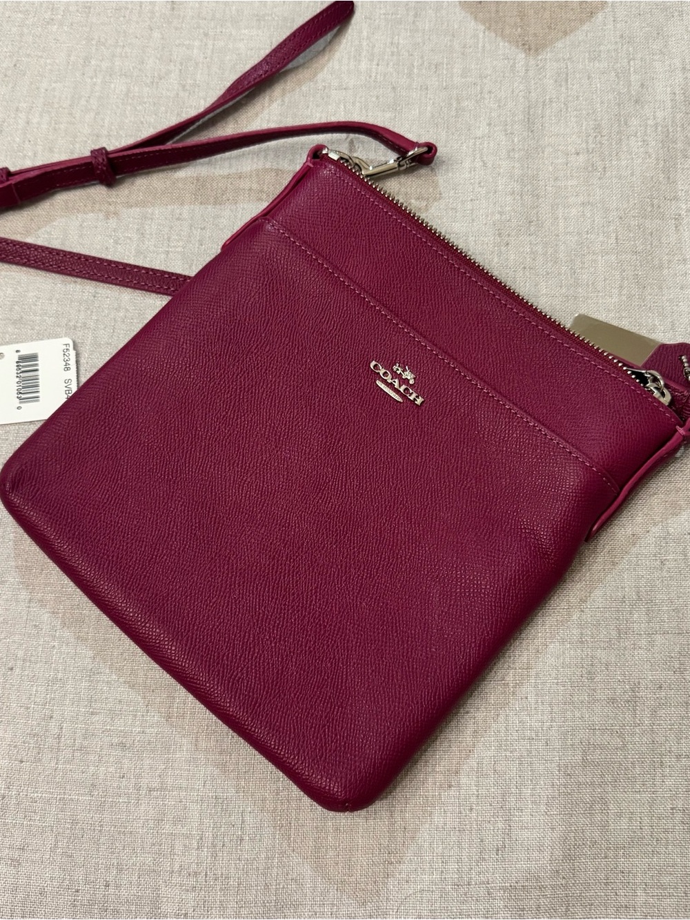 Coach Slim Crossbody in Plum